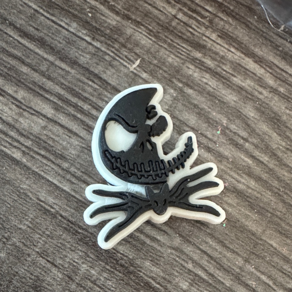 Jack Skellington Shoe Charm 5/$20